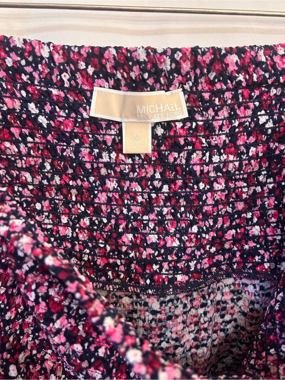 Michael Kors smocked waistband